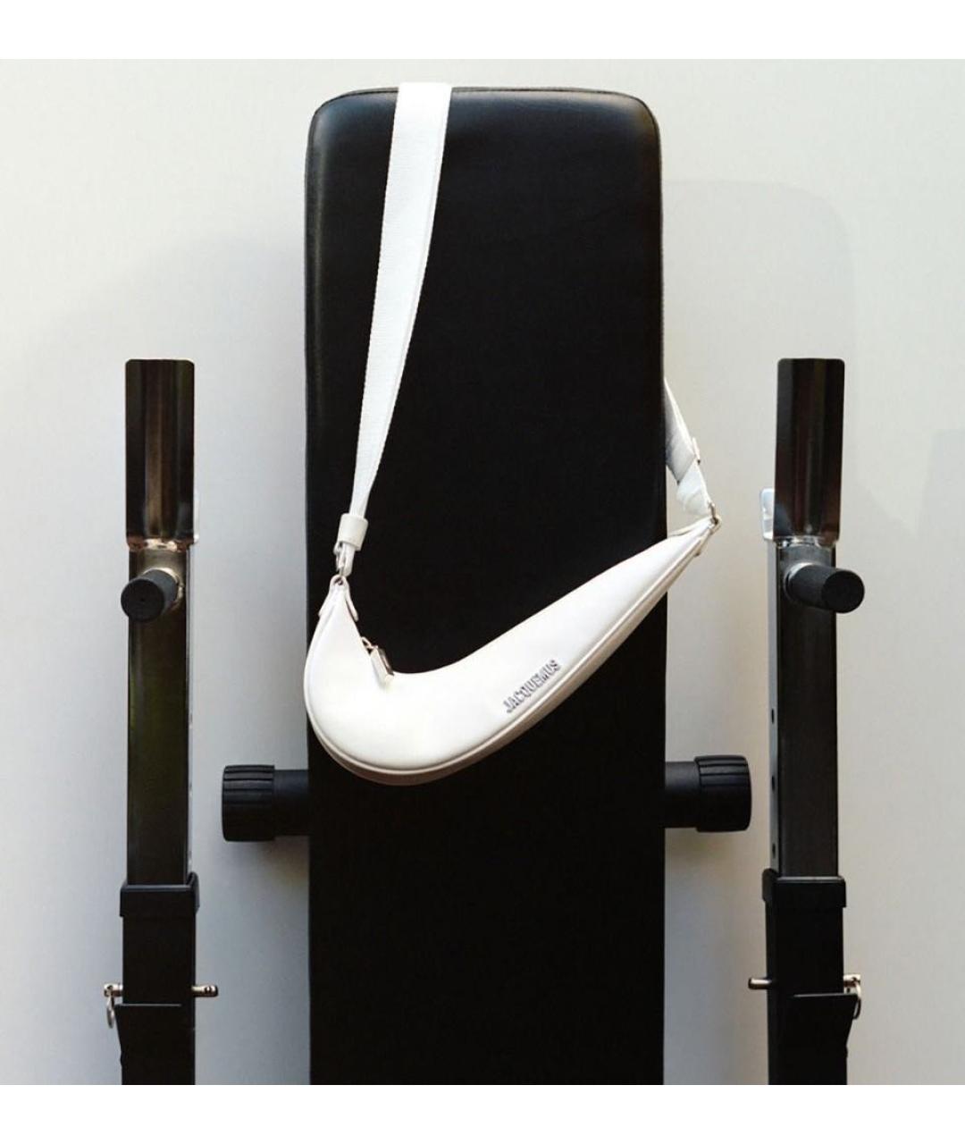 JACQUEMUS Белая сумка через плечо, фото 2