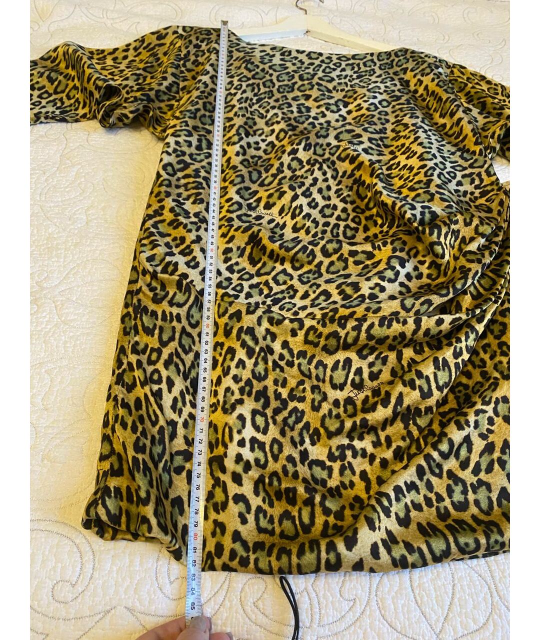 JUST CAVALLI Мульти шелковое повседневное платье, фото 5