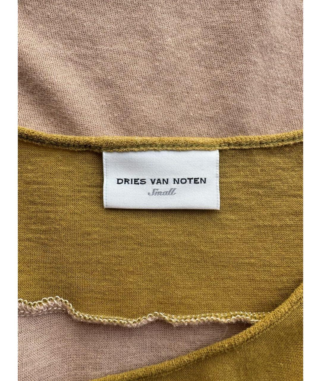 DRIES VAN NOTEN Шелковая футболка, фото 2