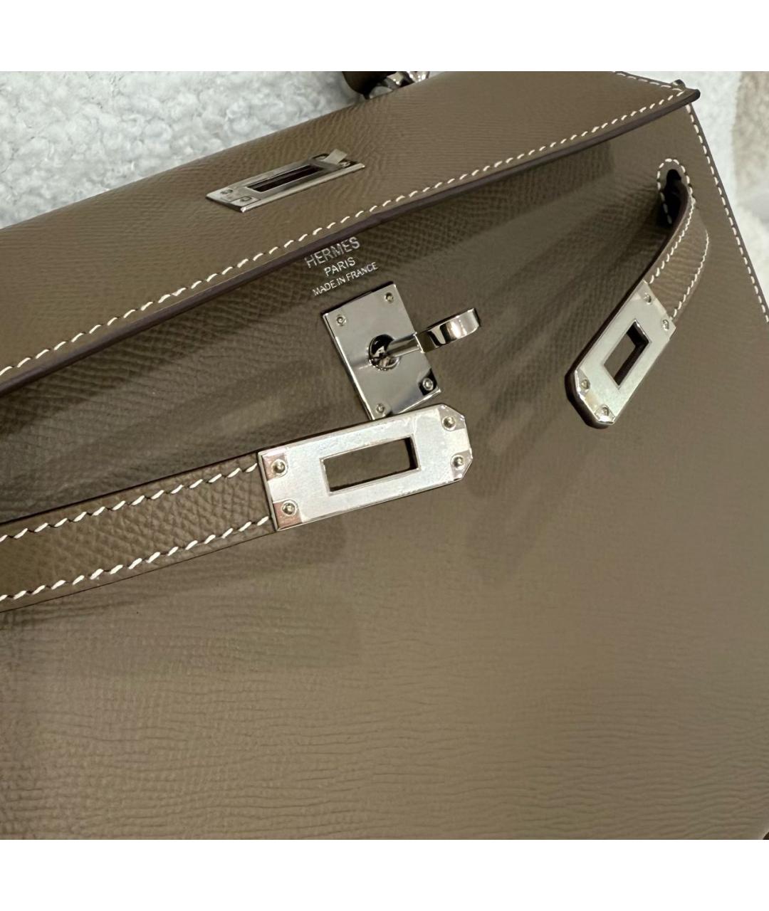 HERMES Кожаная сумка через плечо, фото 4