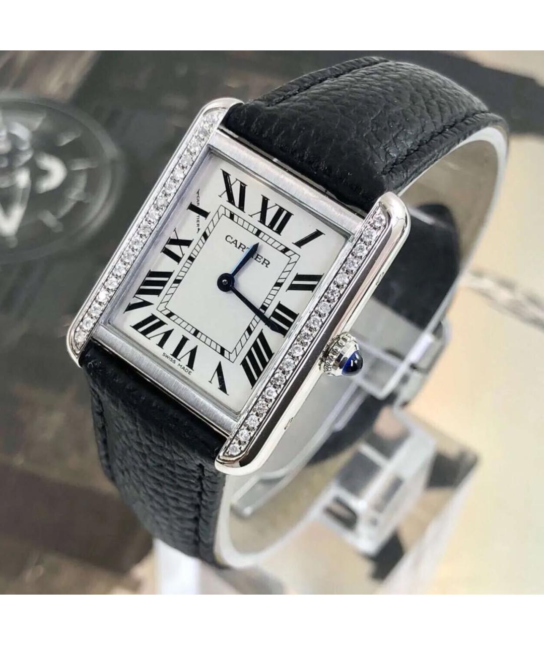 CARTIER Серебряные металлические часы, фото 3