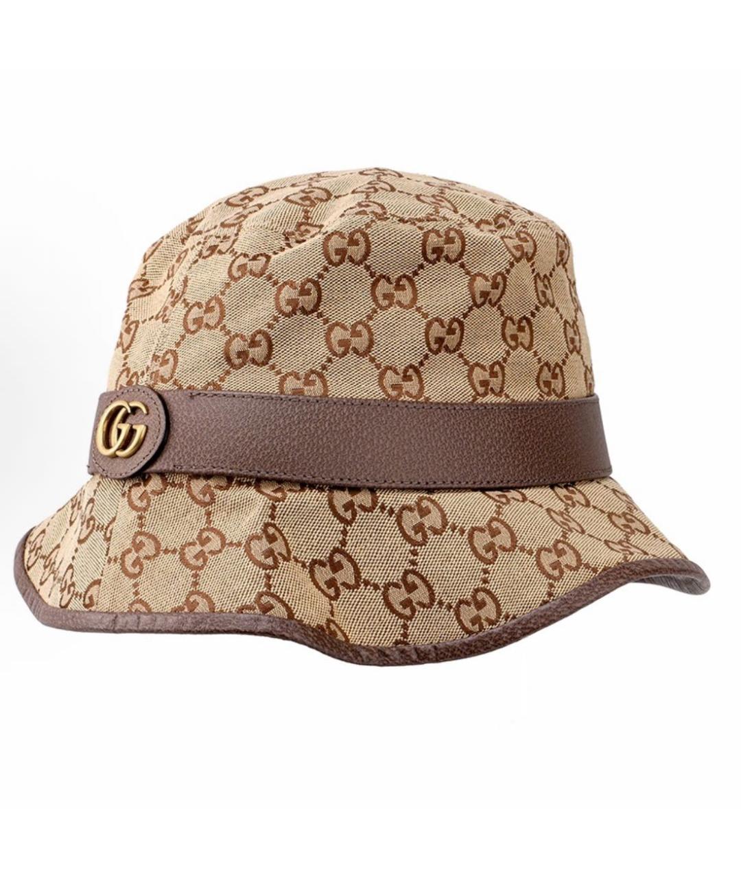 GUCCI Коричневая панама, фото 2