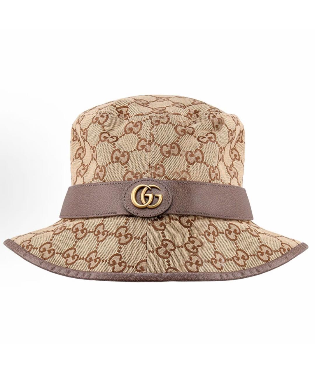 GUCCI Коричневая панама, фото 6