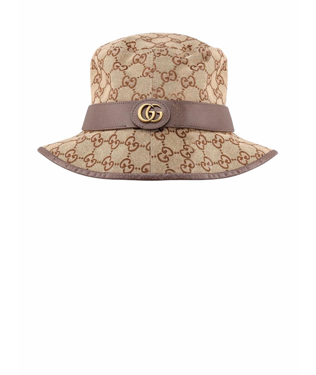 GUCCI Коричневая панама, фото 1