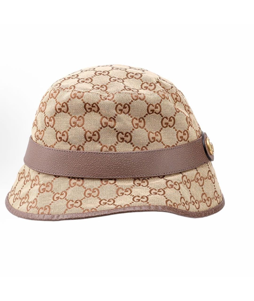 GUCCI Коричневая панама, фото 3