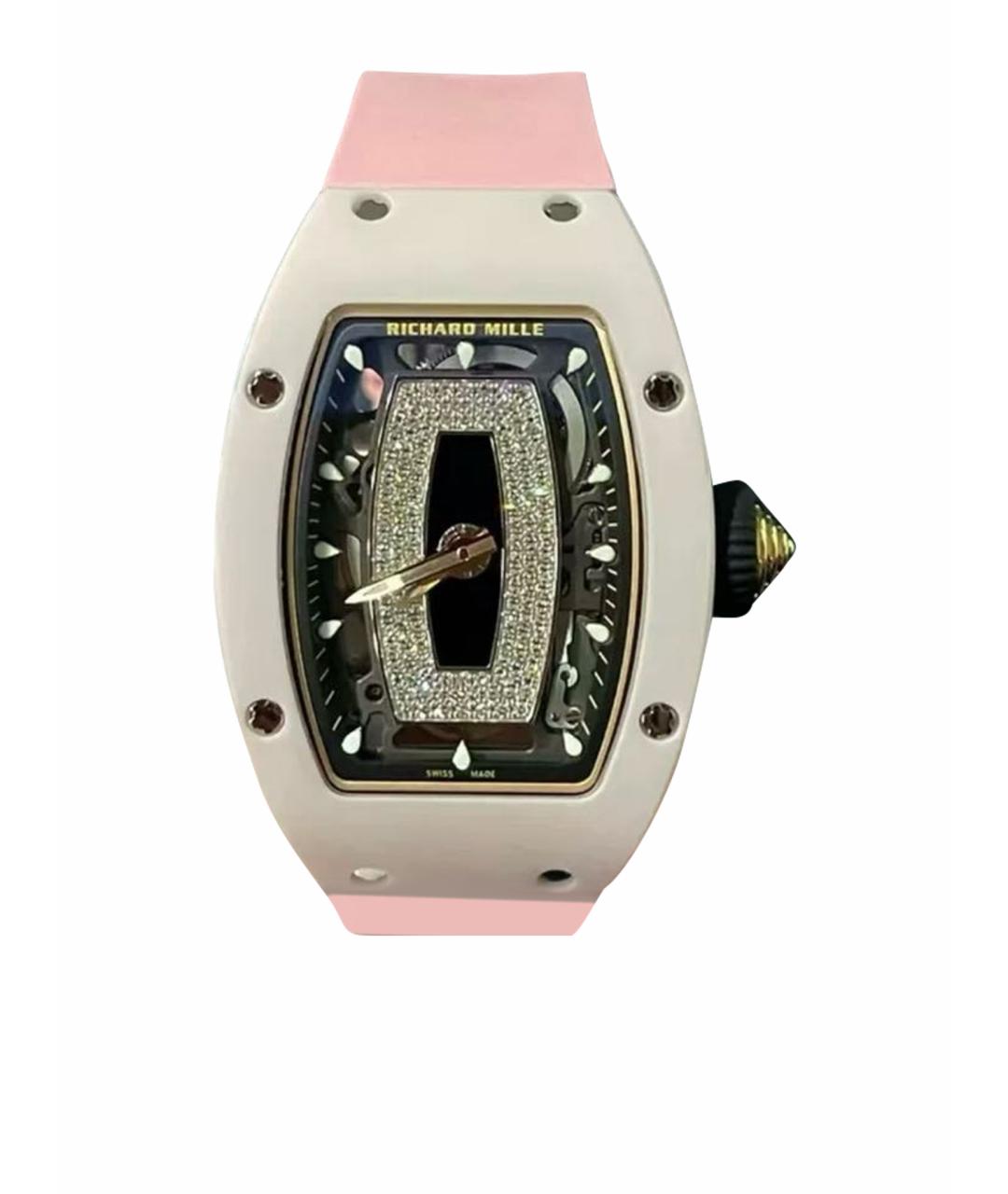 Richard Mille Розовые керамические часы, фото 1