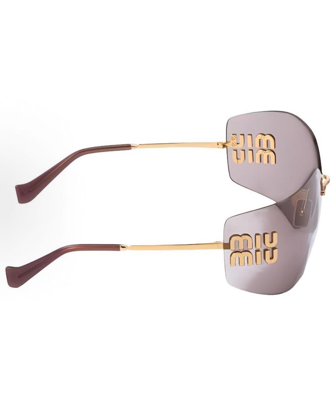 MIU MIU Розовые солнцезащитные очки, фото 7