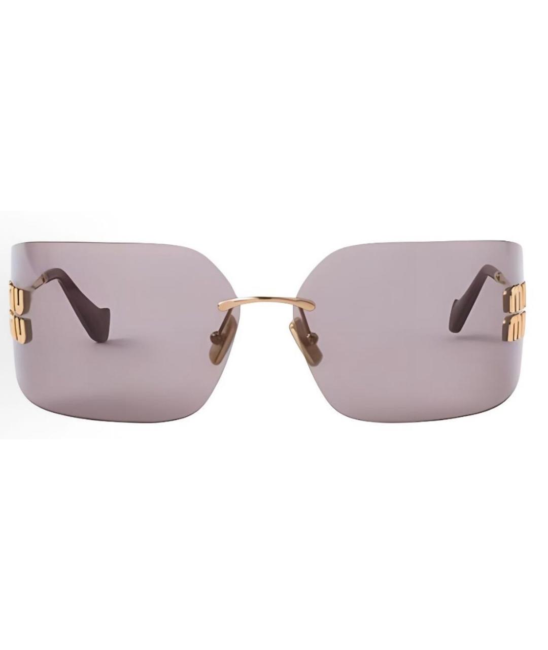 MIU MIU Розовые солнцезащитные очки, фото 8