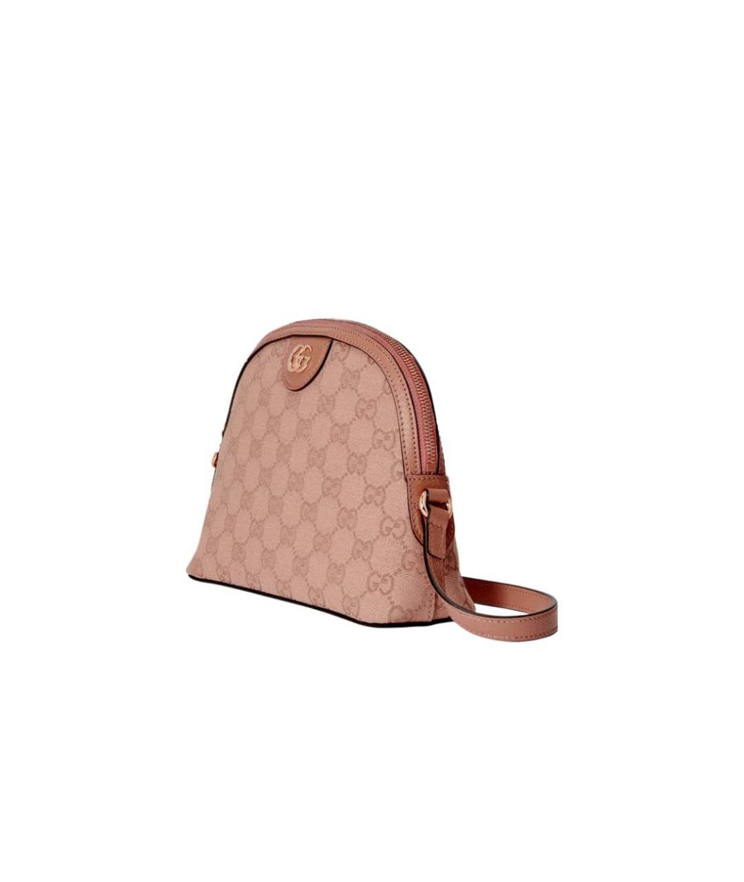 GUCCI Розовая кожаная сумка через плечо, фото 6