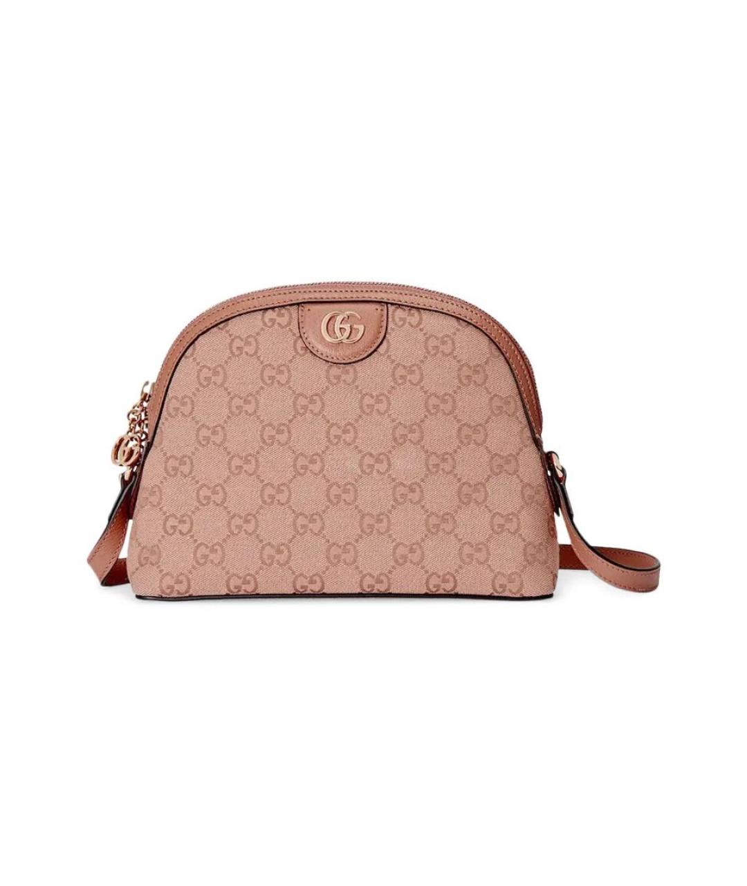 GUCCI Розовая кожаная сумка через плечо, фото 8