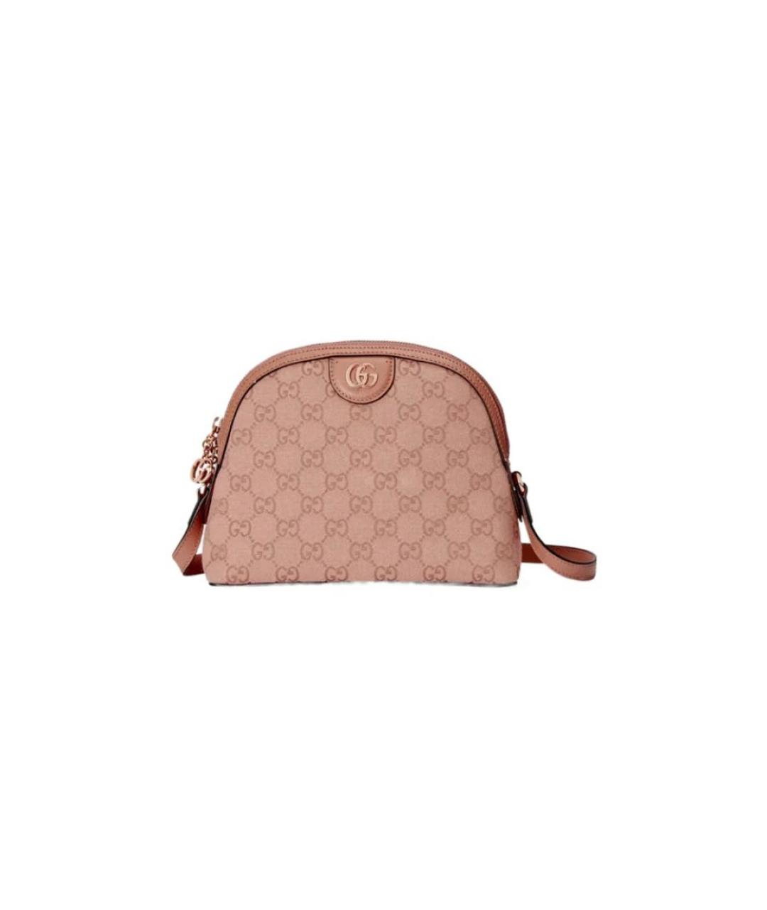 GUCCI Розовая кожаная сумка через плечо, фото 4