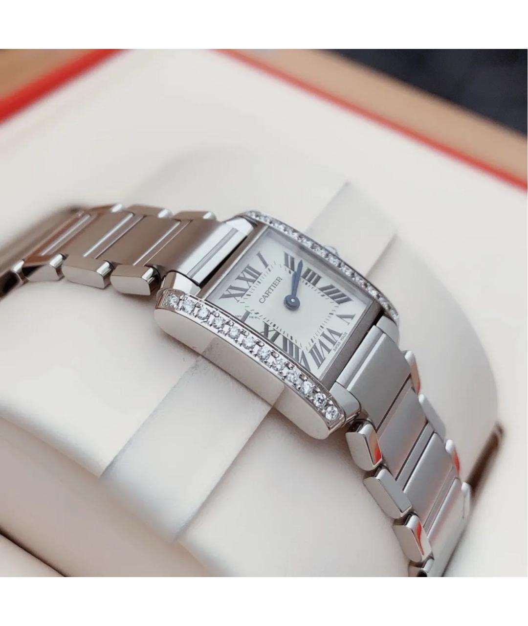 CARTIER Серебряные металлические часы, фото 5