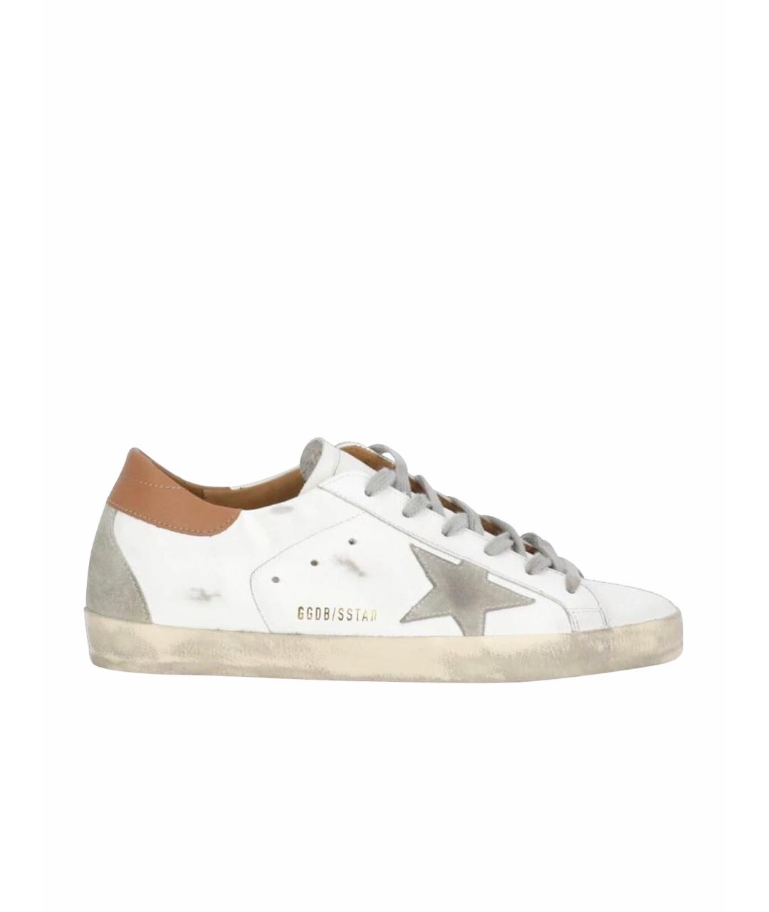 GOLDEN GOOSE DELUXE BRAND Белые кожаные кеды, фото 8