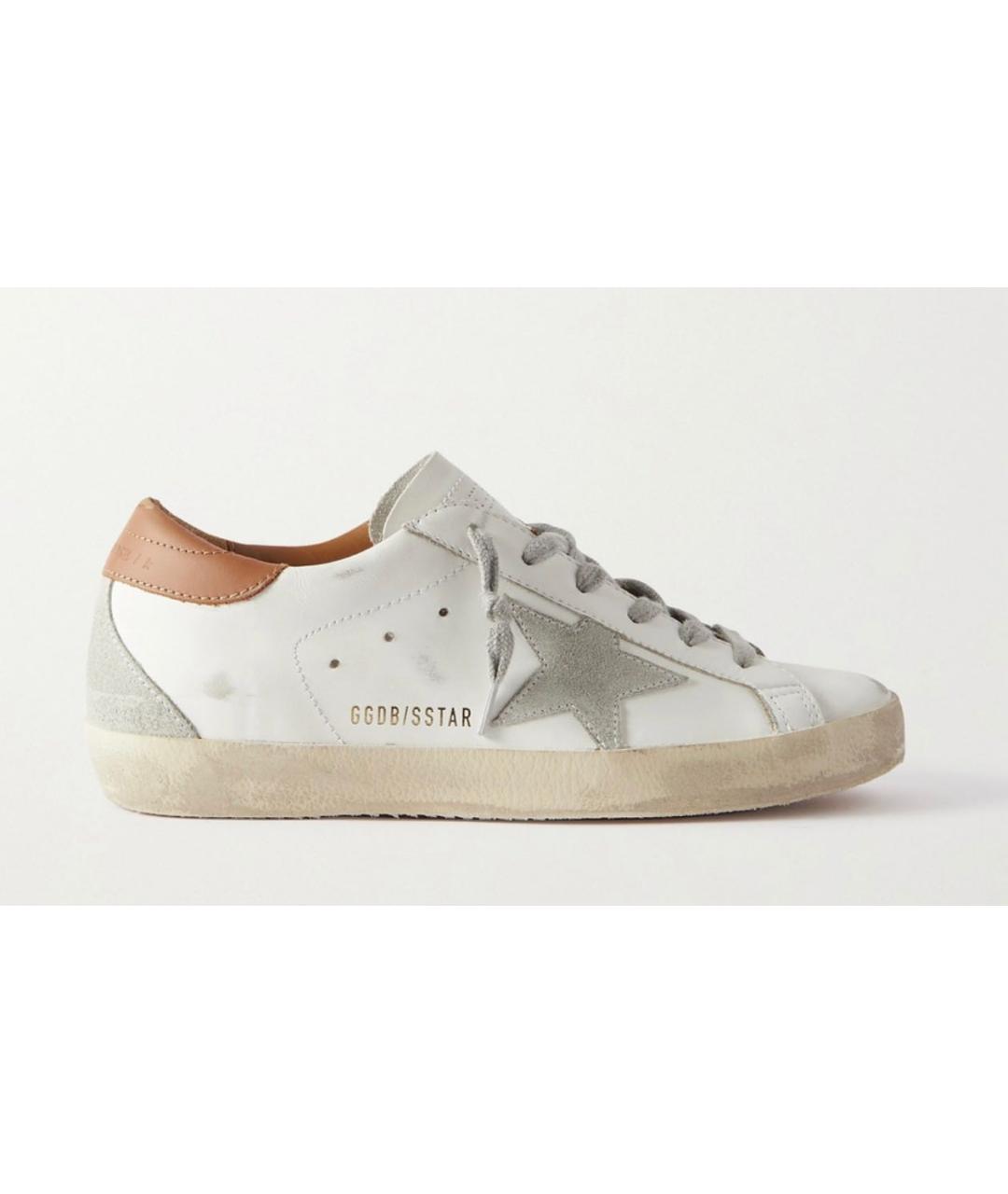 GOLDEN GOOSE DELUXE BRAND Белые кожаные кеды, фото 7