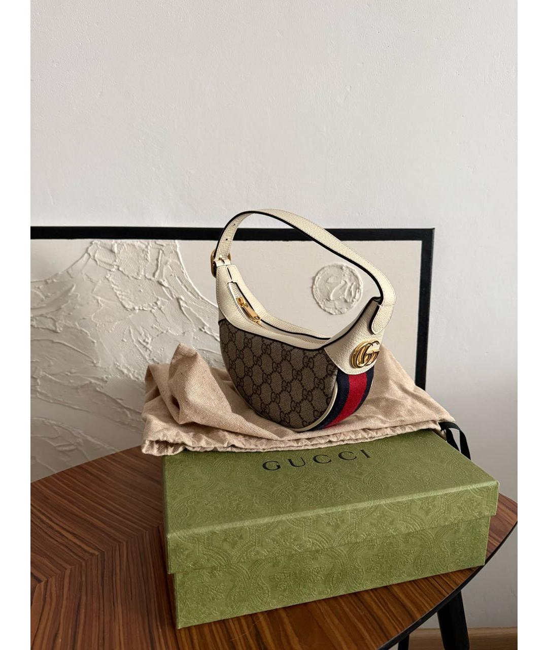 GUCCI Мульти кожаная сумка с короткими ручками, фото 3