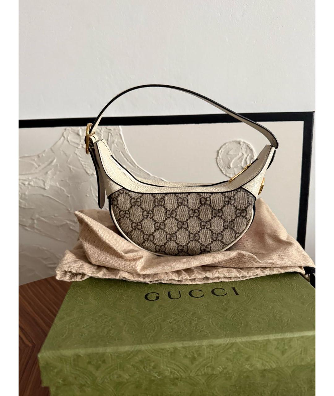 GUCCI Мульти кожаная сумка с короткими ручками, фото 7