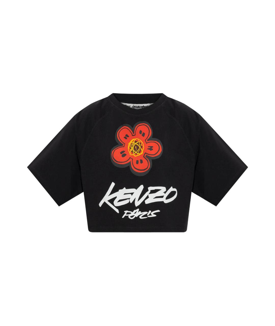 KENZO Черная футболка, фото 1