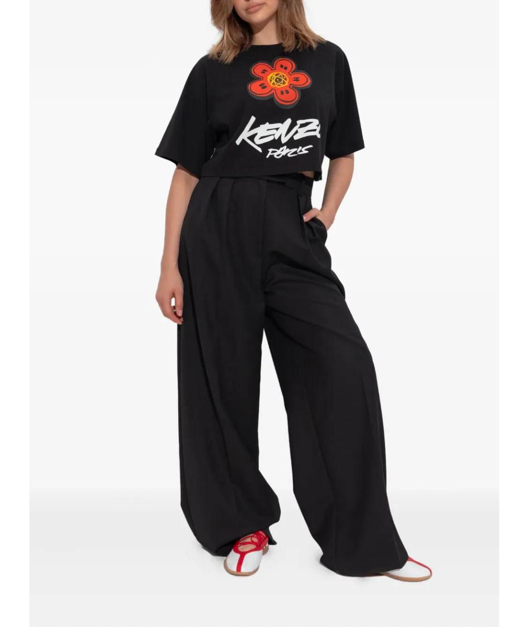 KENZO Черная футболка, фото 2