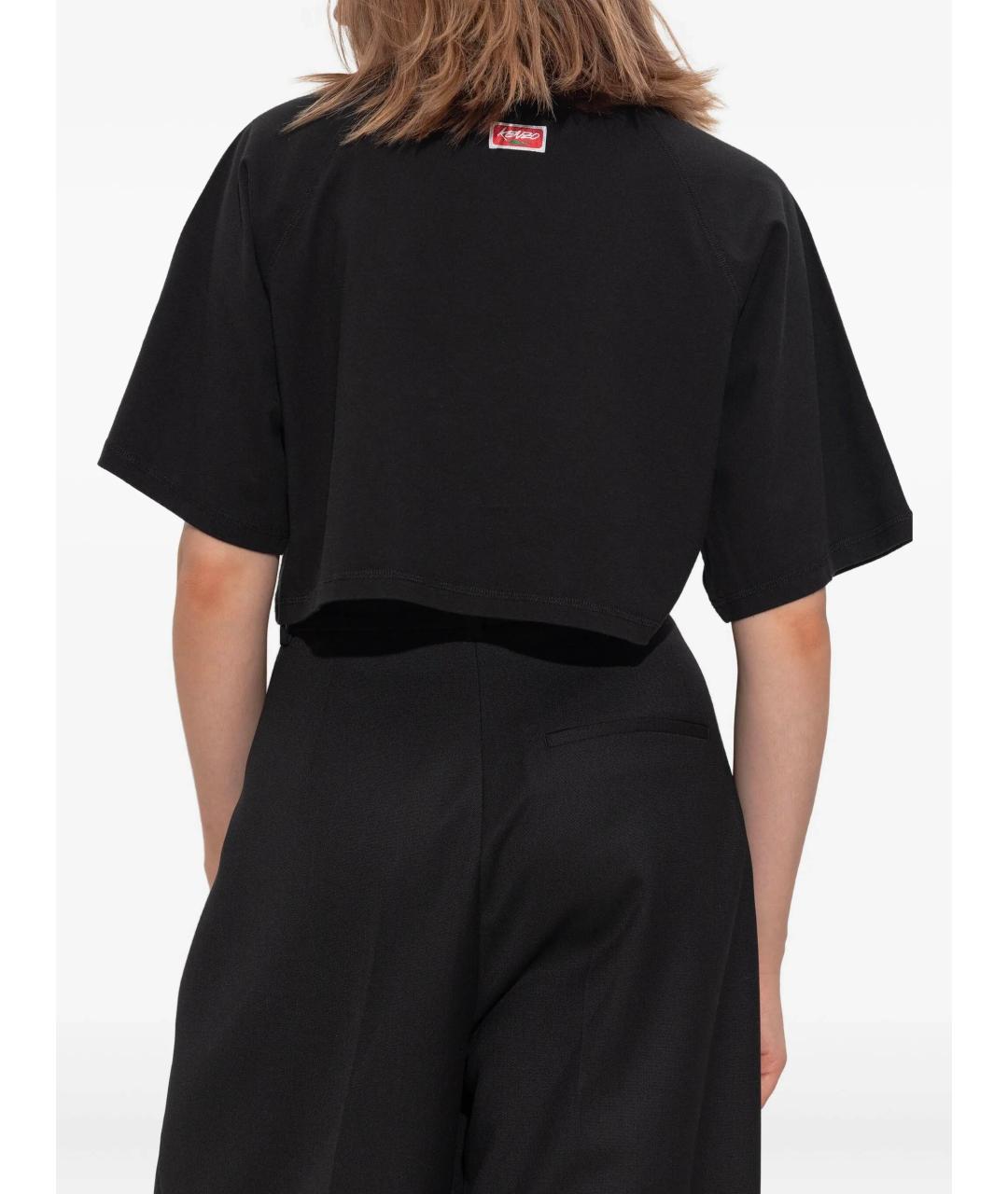 KENZO Черная футболка, фото 4