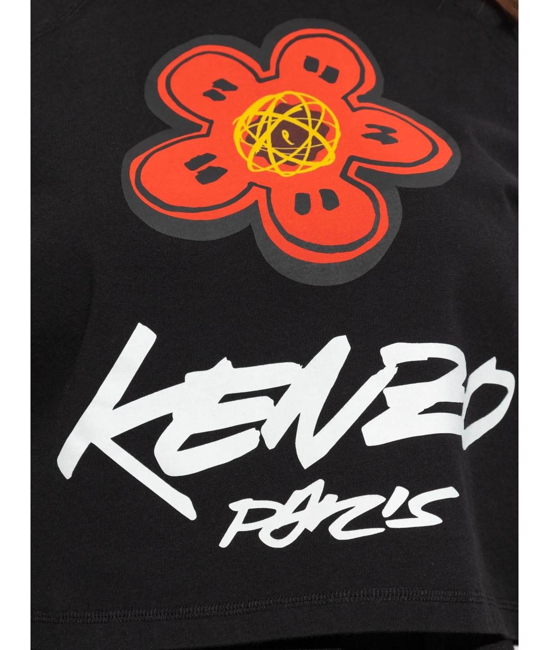 KENZO Черная футболка, фото 5