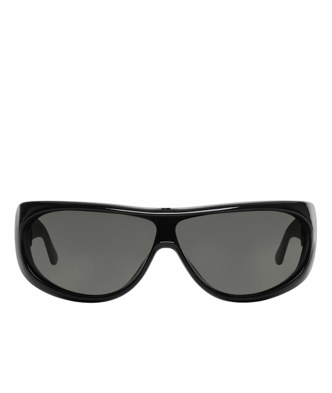 COURREGES Черные пластиковые солнцезащитные очки, фото 1