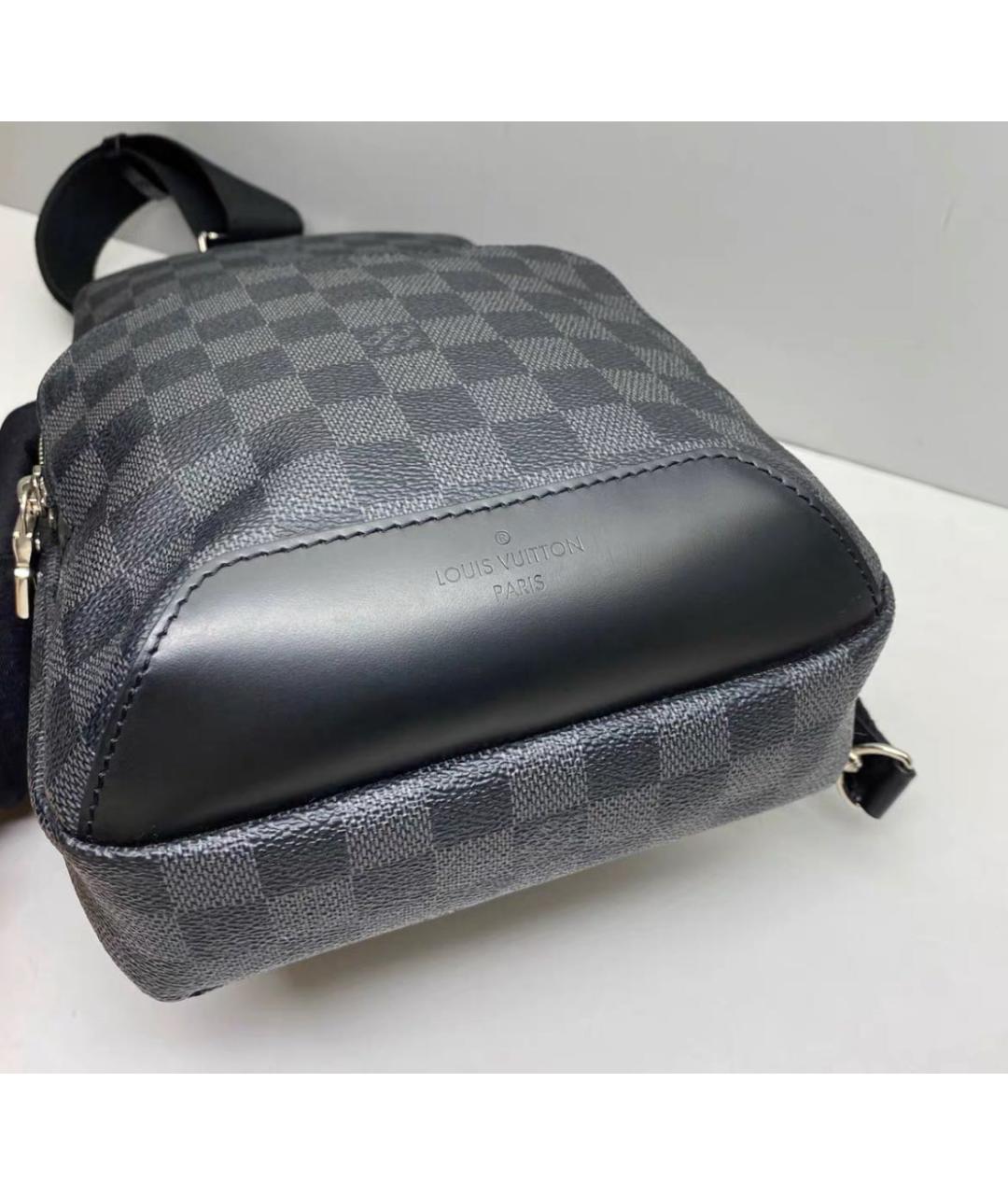 LOUIS VUITTON Черная сумка на плечо, фото 5