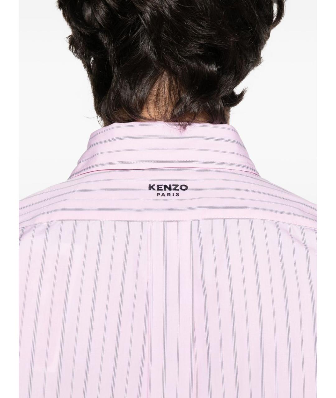 KENZO Розовая кэжуал рубашка, фото 5