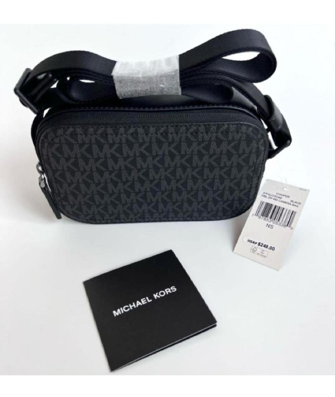 MICHAEL KORS Черная сумка на плечо, фото 3