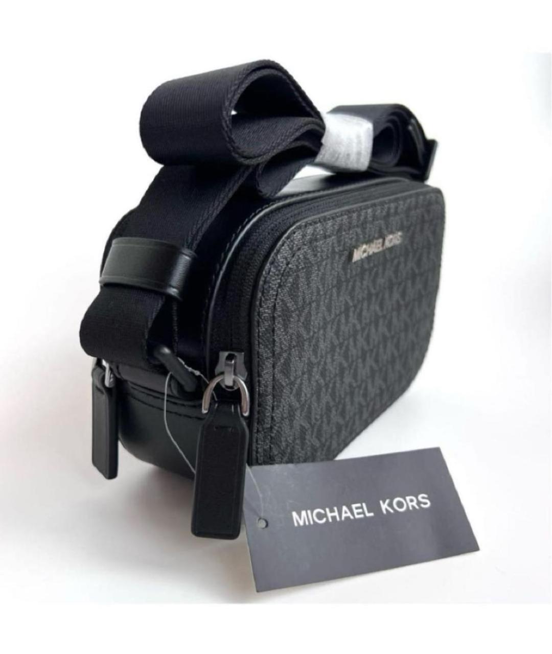 MICHAEL KORS Черная сумка на плечо, фото 2
