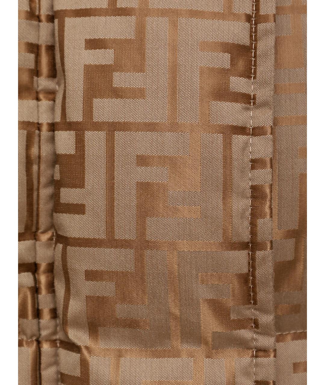 FENDI Бежевый пуховик, фото 6
