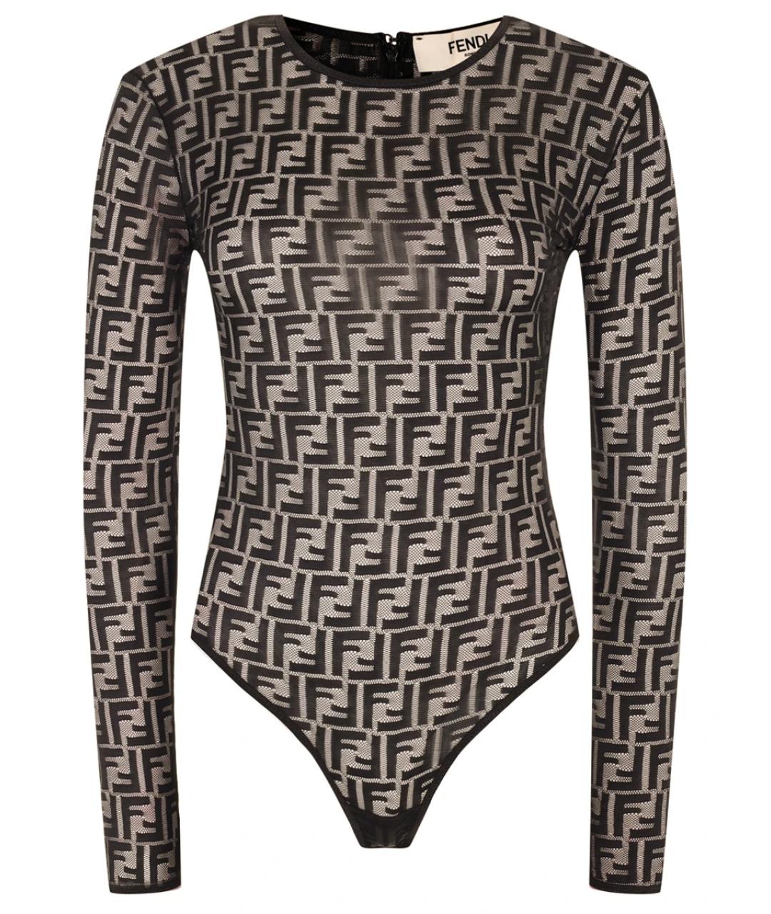 FENDI Черное боди, фото 1