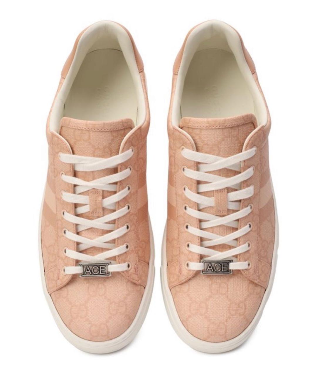 GUCCI Коралловые кеды, фото 3