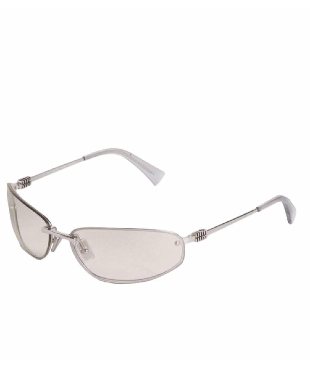 MIU MIU Металлические солнцезащитные очки, фото 6