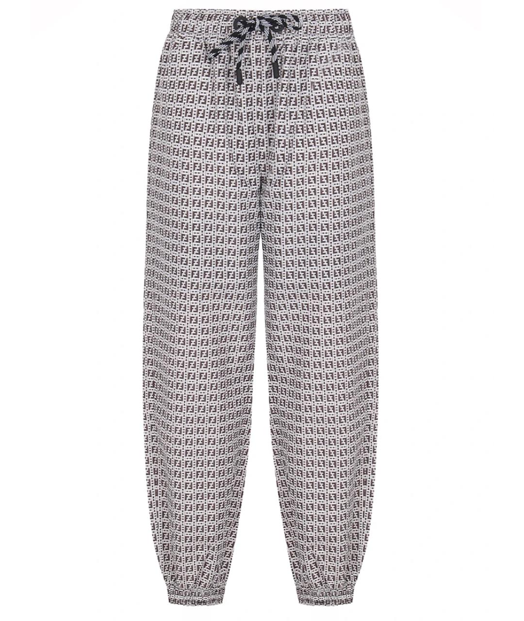 FENDI Черные брюки широкие, фото 1