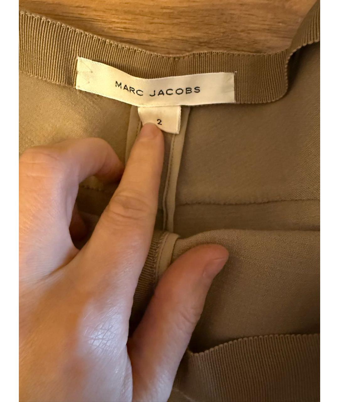 MARC JACOBS Бежевые шерстяные шорты, фото 4
