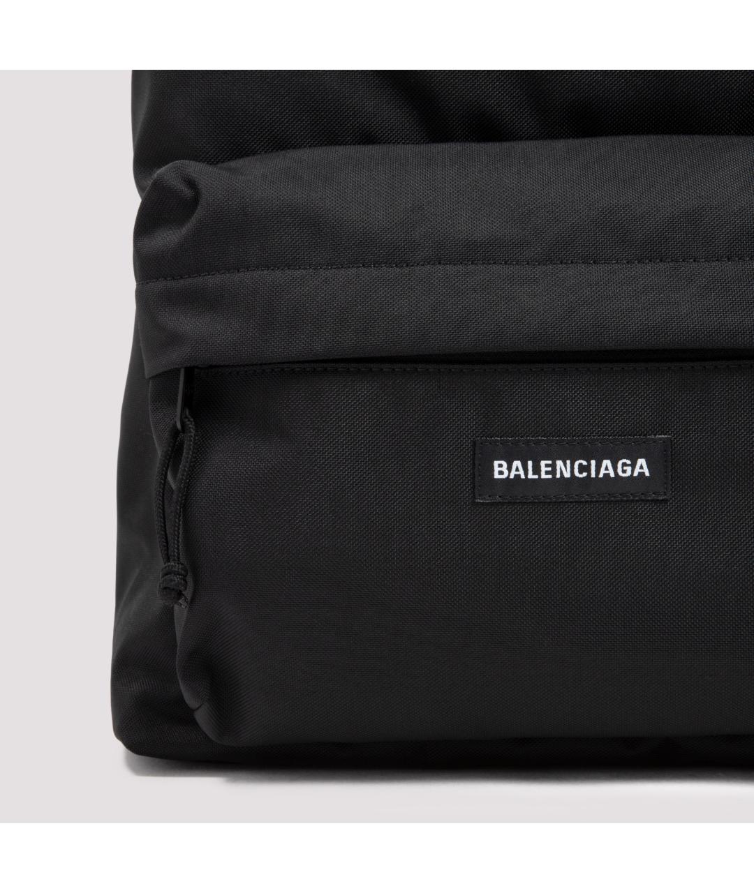 BALENCIAGA Черный синтетический рюкзак, фото 4
