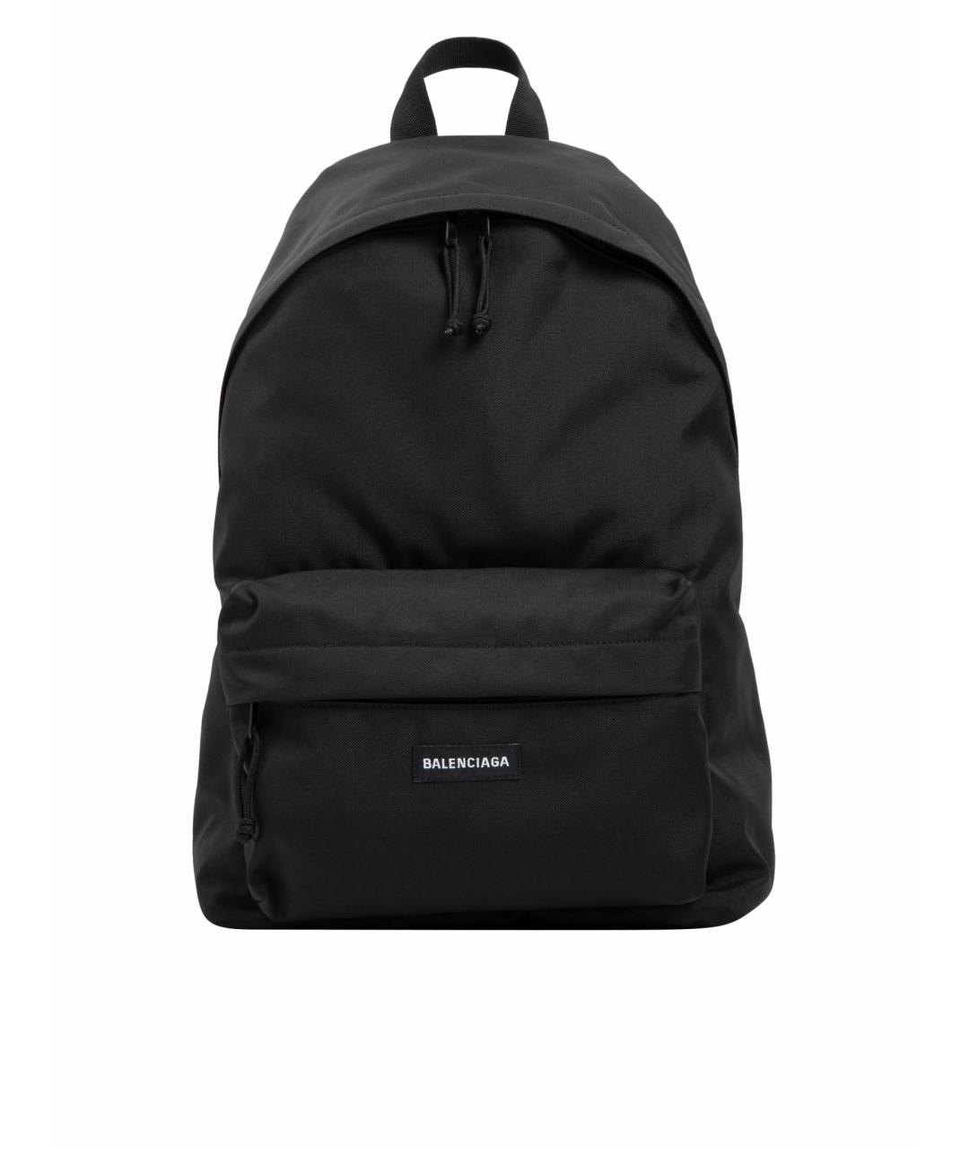 BALENCIAGA Черный синтетический рюкзак, фото 1