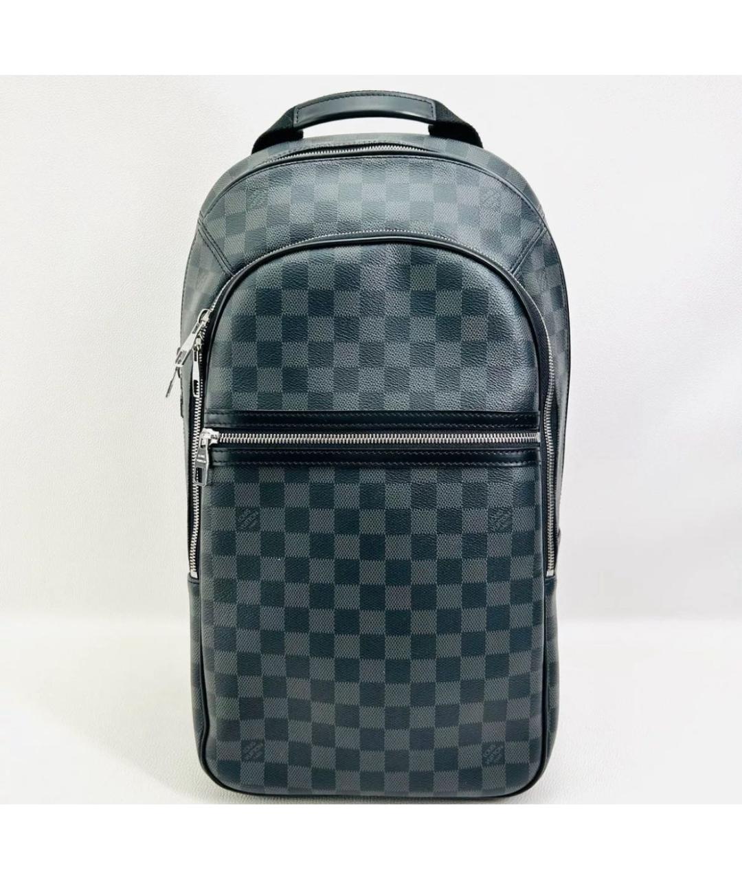 LOUIS VUITTON Черный рюкзак, фото 7