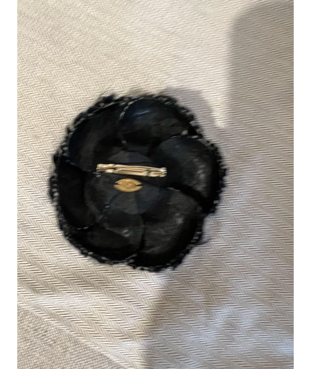 CHANEL Черная булавка / брошь, фото 3