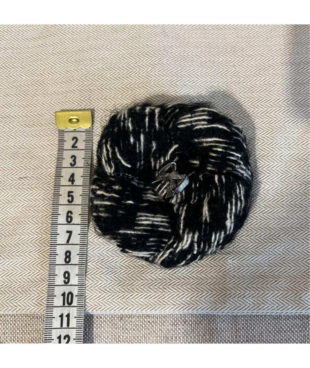 CHANEL Черная булавка / брошь, фото 4