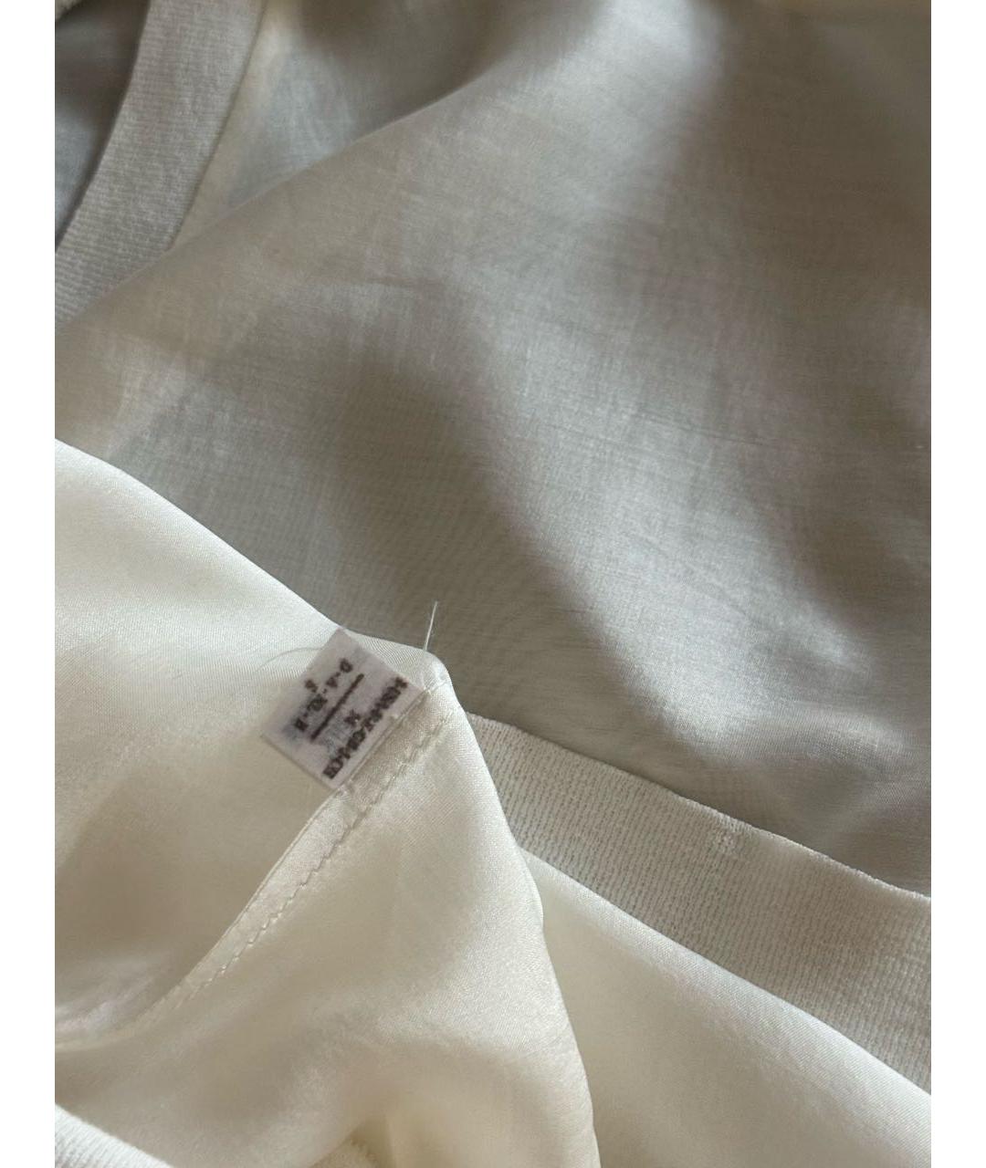BRUNELLO CUCINELLI Белая блузы, фото 3