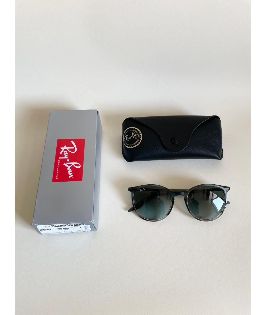 RAY BAN Мульти пластиковые солнцезащитные очки, фото 4