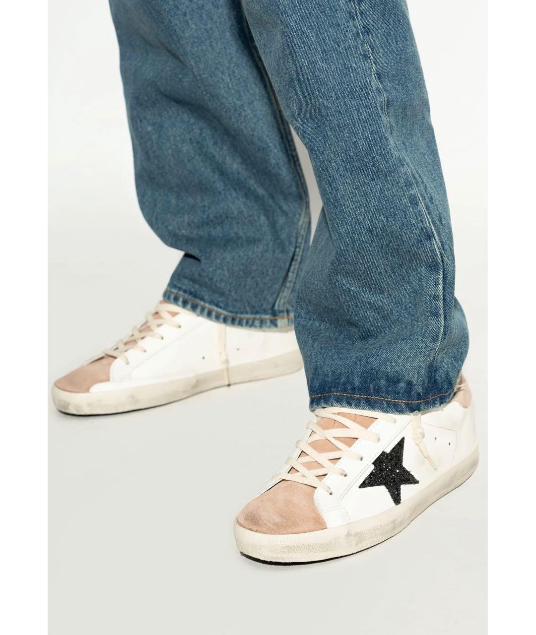 GOLDEN GOOSE DELUXE BRAND Белые кожаные кеды, фото 5