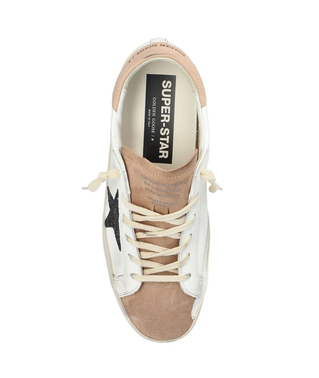 GOLDEN GOOSE DELUXE BRAND Белые кожаные кеды, фото 3
