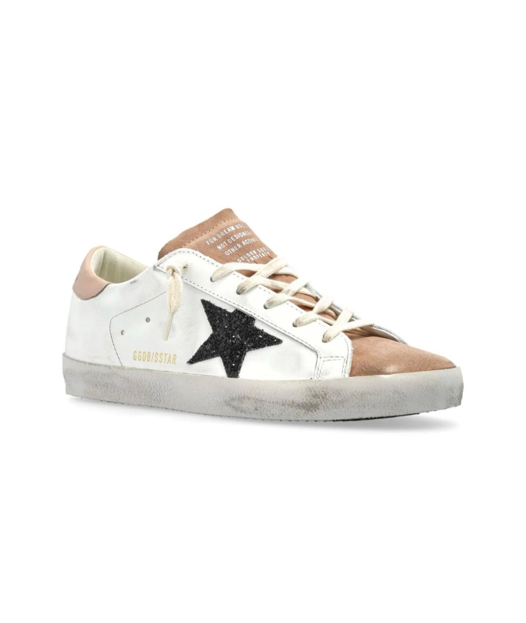 GOLDEN GOOSE DELUXE BRAND Белые кожаные кеды, фото 2