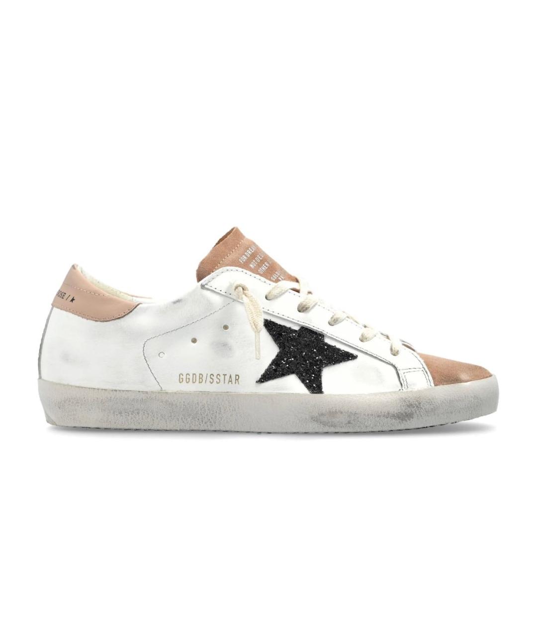 GOLDEN GOOSE DELUXE BRAND Белые кожаные кеды, фото 1