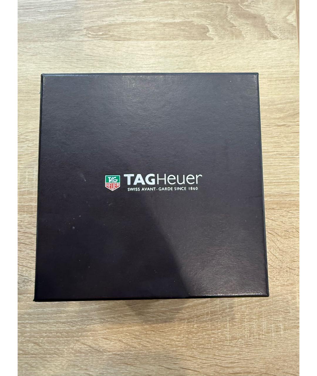 TAG HEUER Черные стальные часы, фото 4