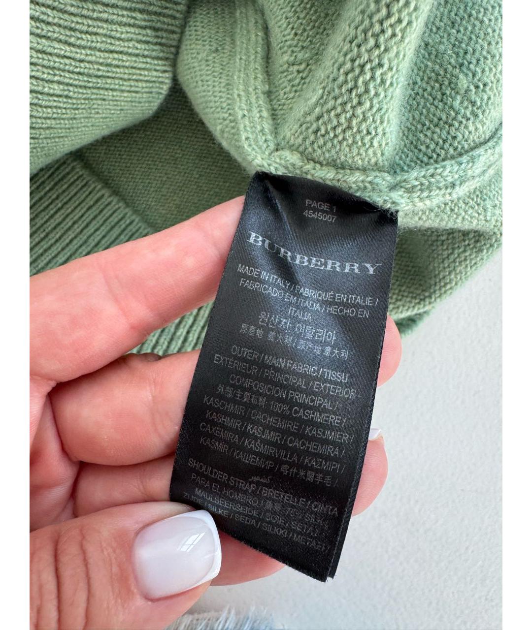 BURBERRY Кашемировый джемпер / свитер, фото 4