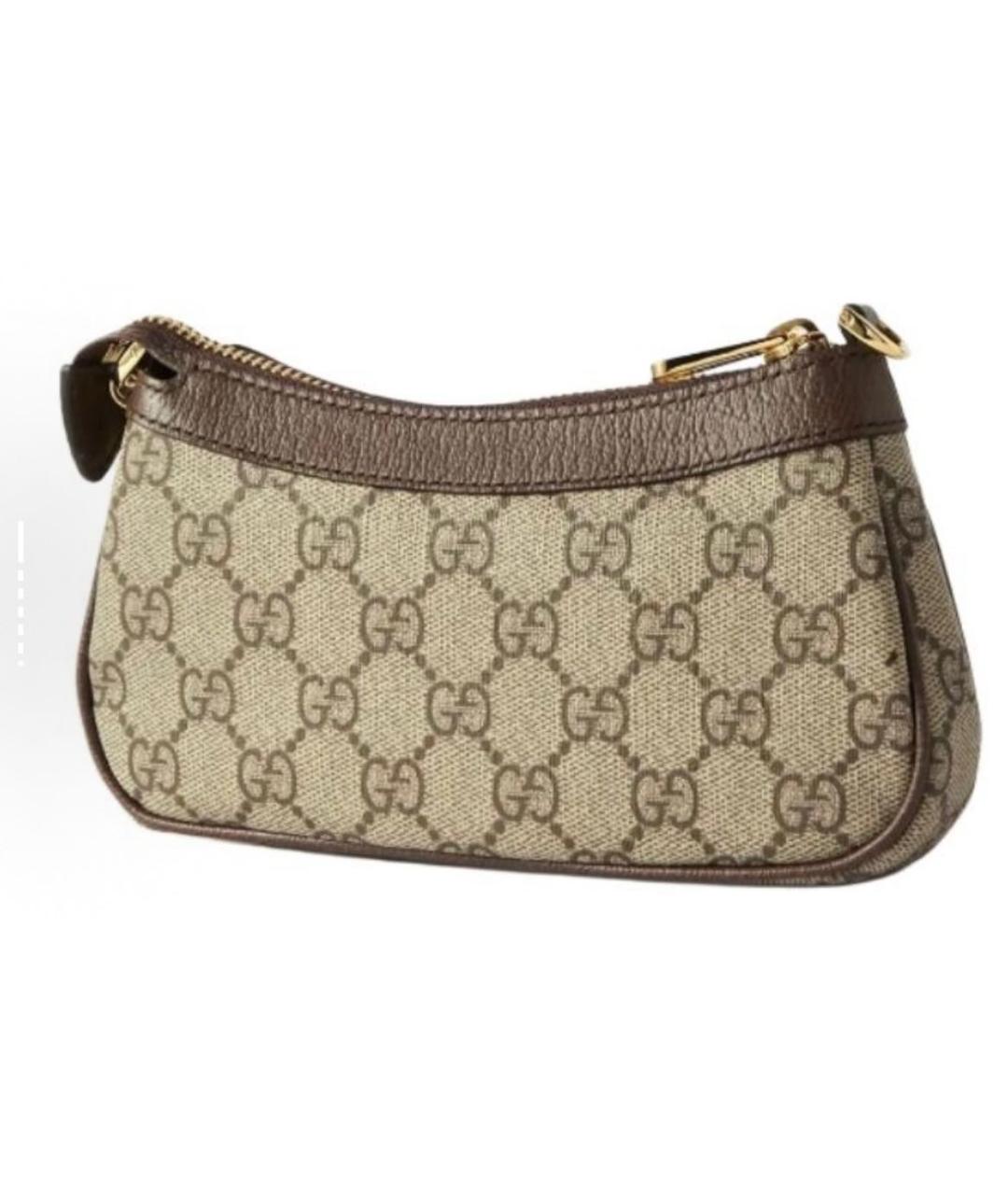 GUCCI Коричневая сумка через плечо, фото 3