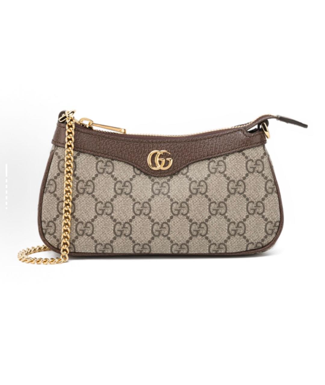 GUCCI Коричневая сумка через плечо, фото 5